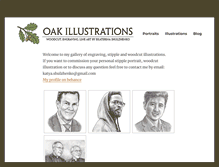 Tablet Screenshot of oakillustrations.com